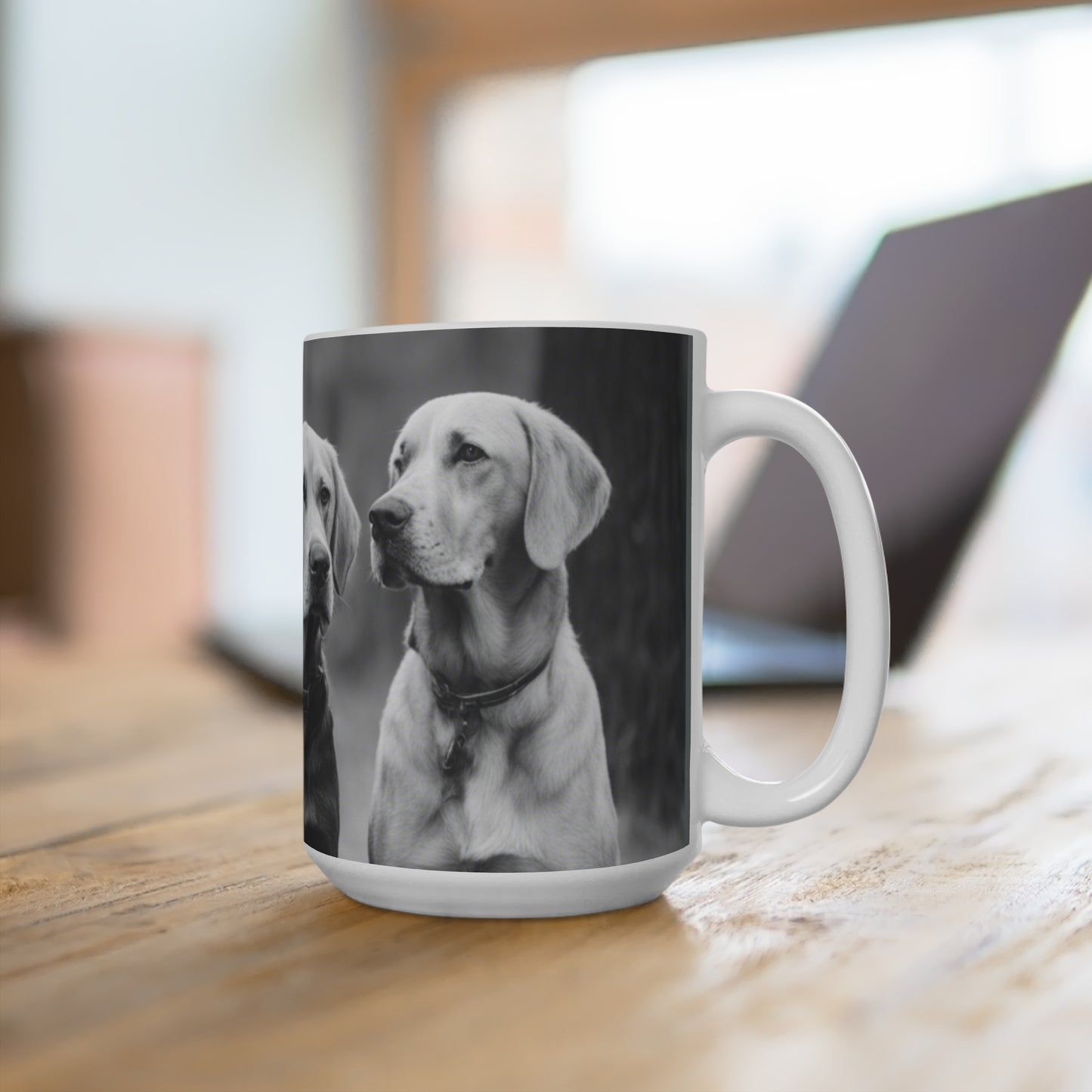 Three Pup Mug 15oz