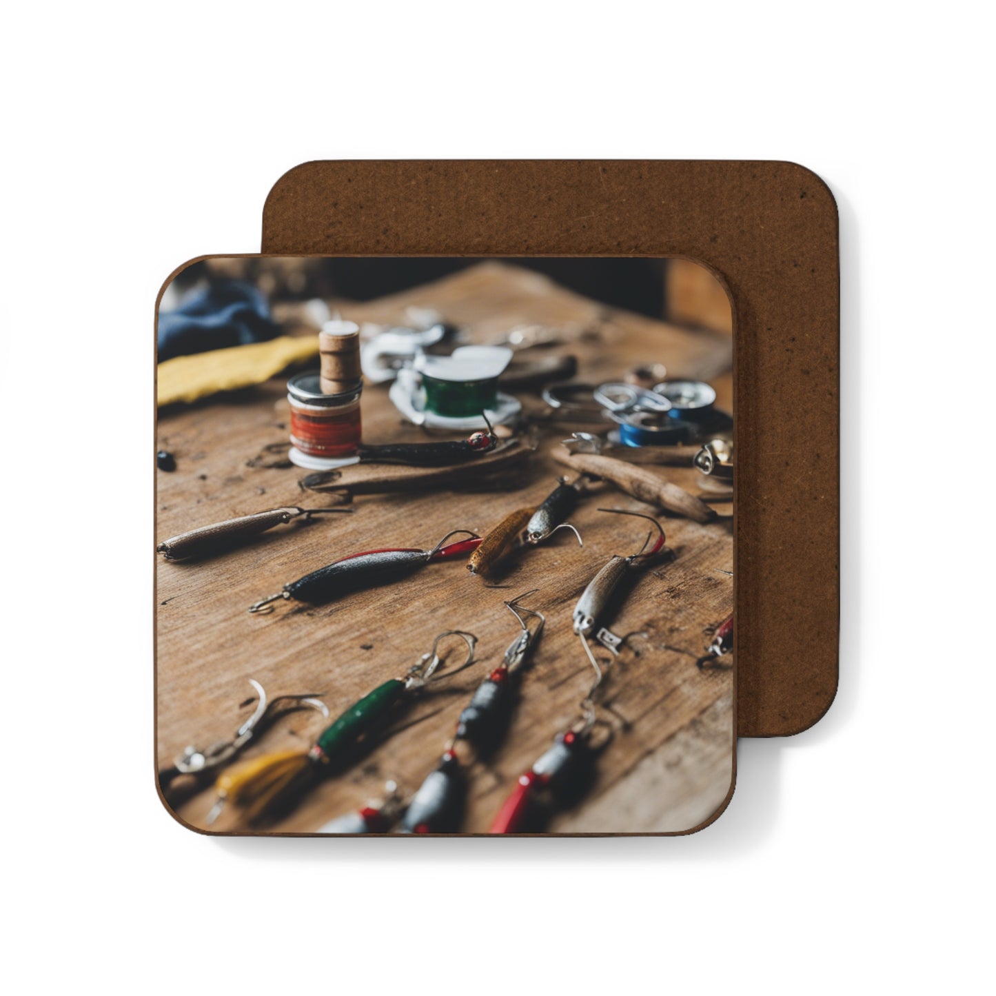 Lure Shop Hardboard Back Coaster